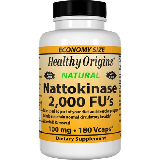 헬시오리진스 내추럴 나토키나제 2000 FU's 100mg 브이캡 비건 글루텐 프리