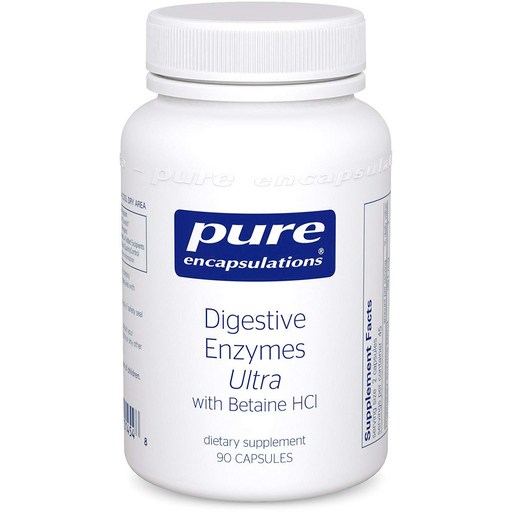 Pure Encapsulations 다이제스티브 엔자임 울트라 with 베타인 Hcl 캡슐
