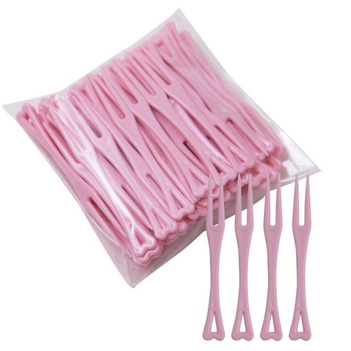 봄91 칼라미니포크 분홍