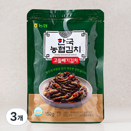 농협 한국농협김치 고들빼기김치