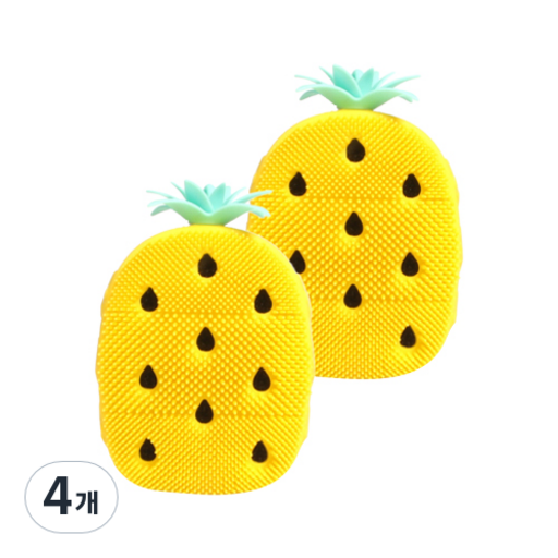 올데이몰 파인애플 목욕브러쉬