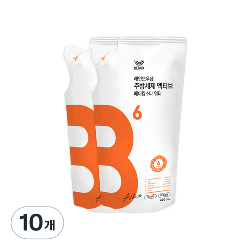 레인보우샵 B6 주방세제 액티브 베이킹소다 워터 리필