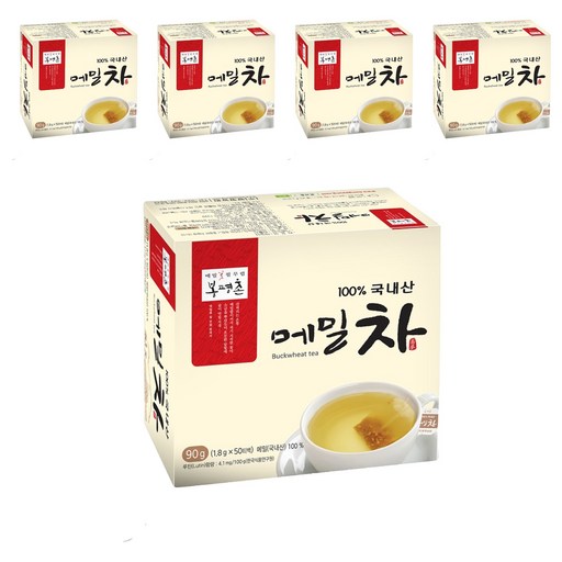 봉평촌 메밀차