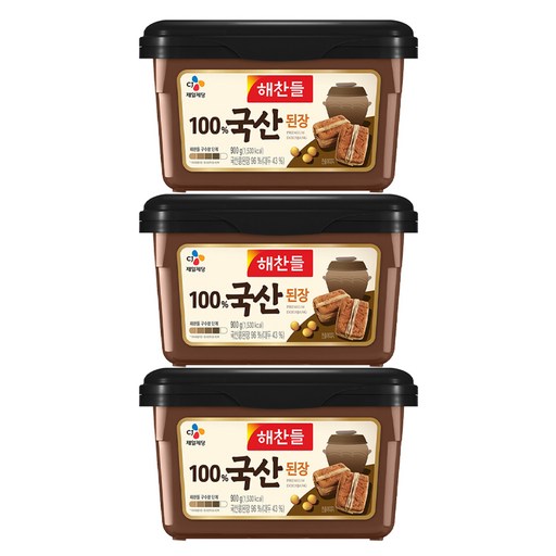 해찬들 100% 국산된장
