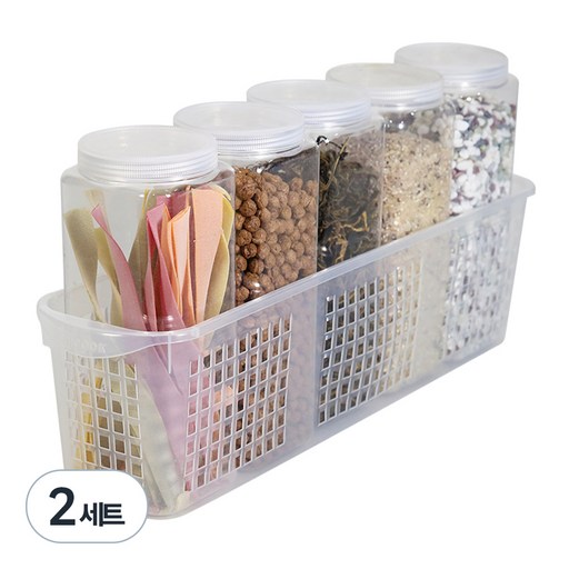 실리쿡 사각 롱트레이 세트 소