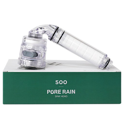 퓨어레인 주방용 자바라 싱크 헤드 필터 PR-500
