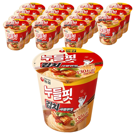 누들핏 김치사발면맛 37.5g