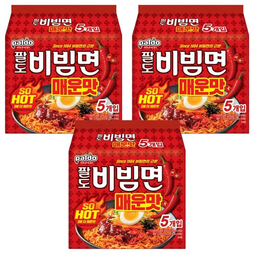 팔도비빔면 매운맛 130g