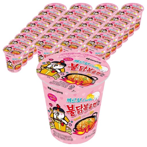 삼양 컵 까르보 불닭볶음면 80g