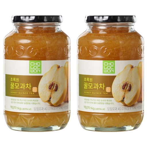 초록원 꿀모과차