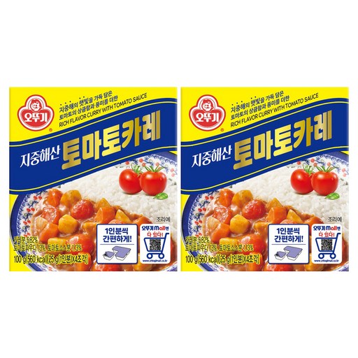 오뚜기 지중해 토마토 카레 고형