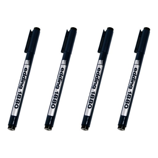 에딩e-1880 0.5mm 흑색 드로우라이너 제도용펜1