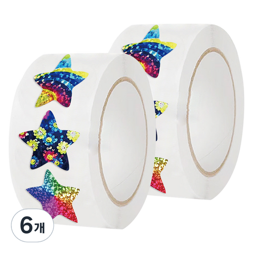 포텐키트 장식의 데코테이프 별 2.5cm 500p
