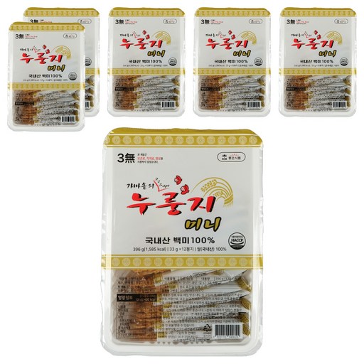 참좋은 가마솥의 누룽지 미니 12p