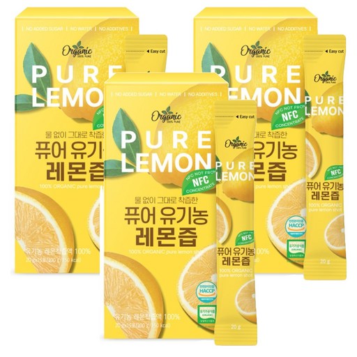 천호엔케어 퓨어 유기농 레몬즙 15p