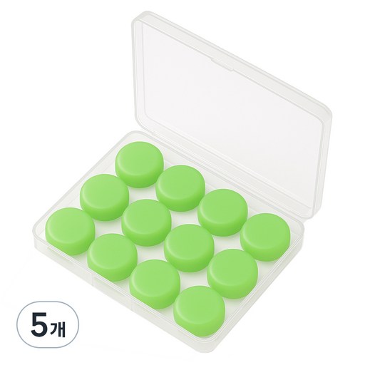 디옹 소음 방지 실리콘 귀마개 그린