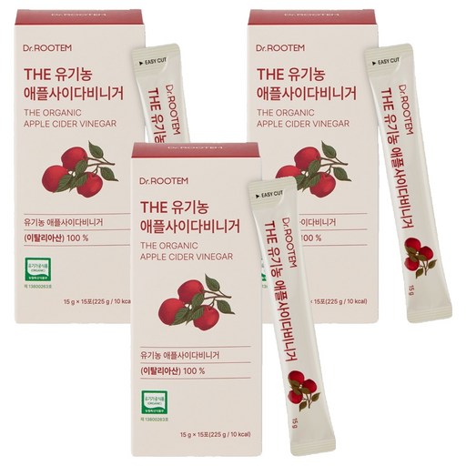 닥터루템 THE 유기농 애플 사이다 비니거 15p