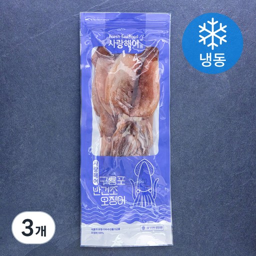 사랑해어 구룡포 반건조 오징어 (냉동)