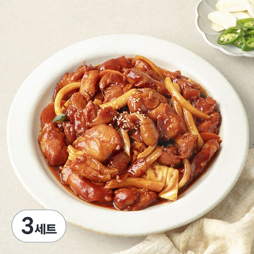 오늘차림 춘천식 닭갈비 양념육 700g + 떡 150g