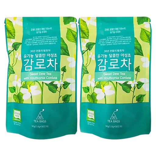 감로700 유기농 달콤한 어성초 감로차
