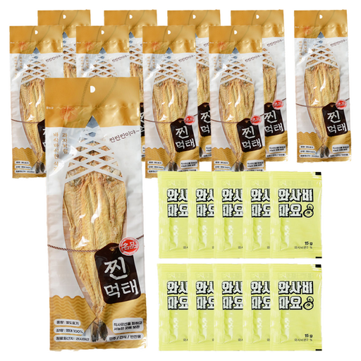 해맑은푸드 빠삭 찐먹태