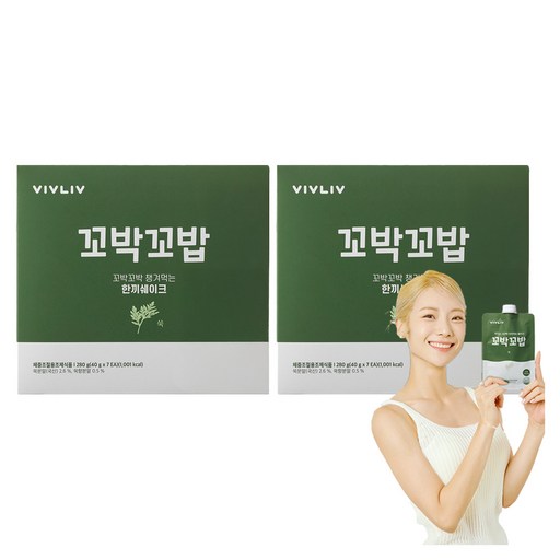 꼬박꼬밥 식사대용 쑥 맛 한끼 쉐이크