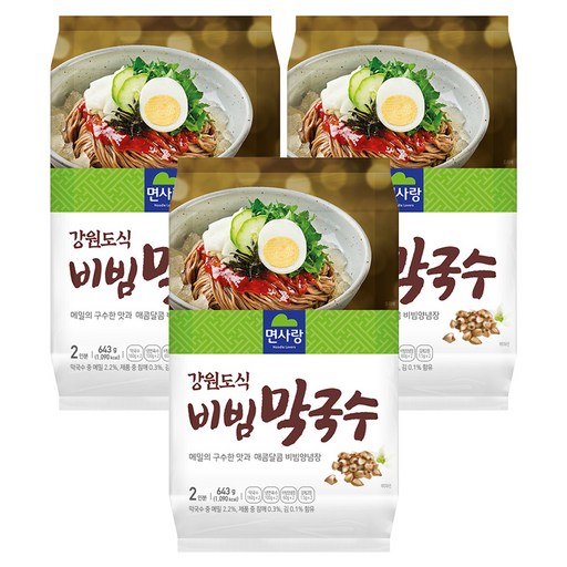 면사랑 강원도식 비빔 막국수 2인분