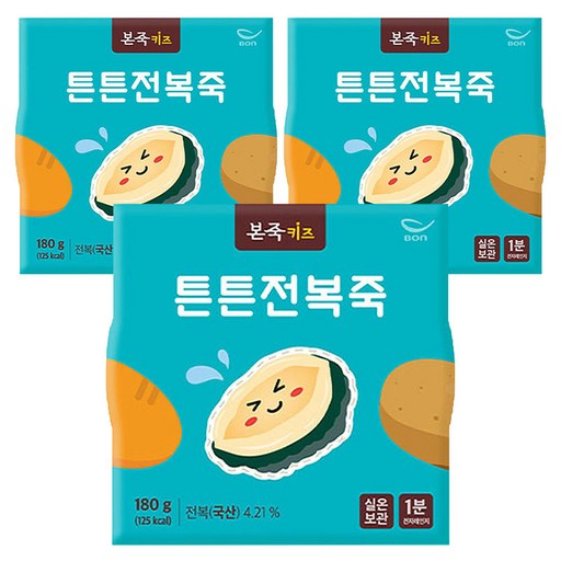 본죽 키즈 튼튼 전복죽 180g
