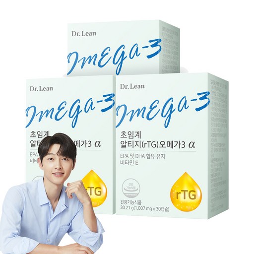 닥터린 초임계 알티지 오메가3 알파 30.21g, 30정, 3개