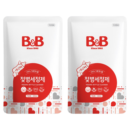 비앤비 액상형 젖병세정제 리필 허브향