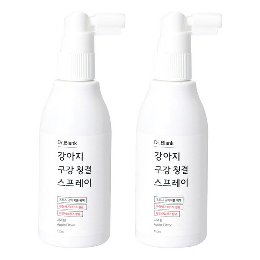 닥터블랭크 강아지 구강 청결 스프레이 사과향