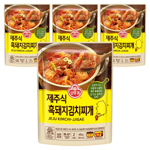 오뚜기 제주식 흑돼지 김치찌개