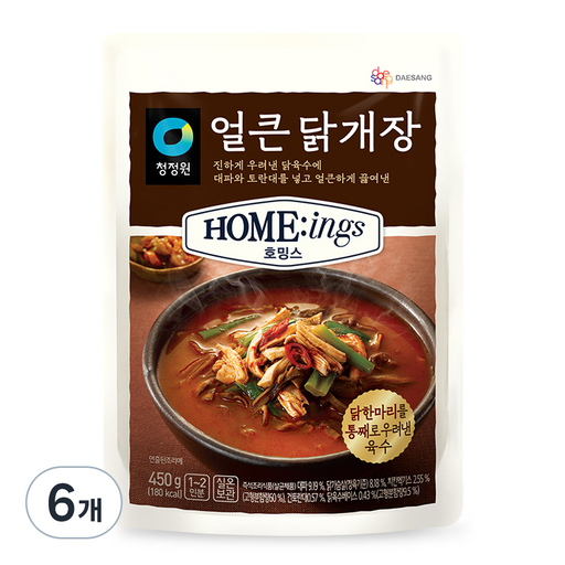 호밍스 청정원 얼큰 닭개장