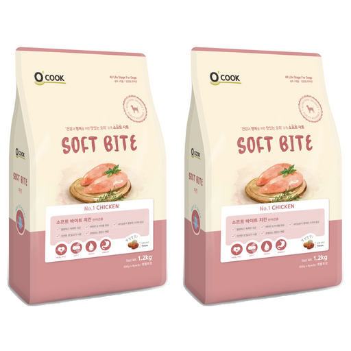 OCOOK 전연령 강아지 바이트 소프트사료