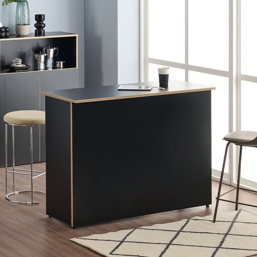 리드로퍼니처 E0 클로드 아일랜드 식탁 1200500 방문설치, 블랙