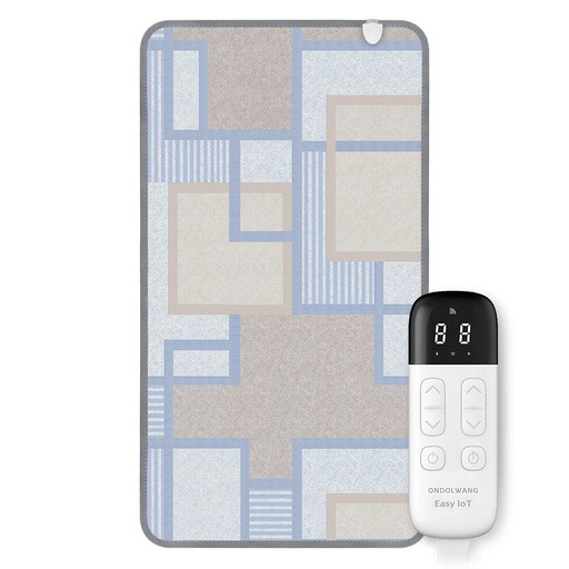 온돌왕 한일메디칼 IoT 탄소 모노륨매트 전기장판 유니크블루 CEL-170W