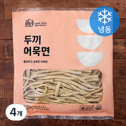 밀앤쿡 두끼 어묵면 (냉동)