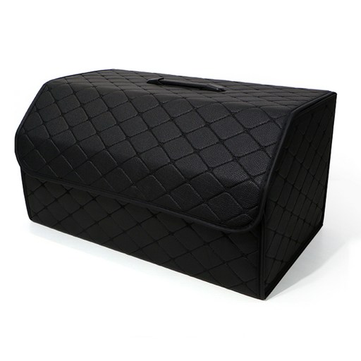 벤오토 깔끔이 트렁크 정리함, 블랙  블랙스티치