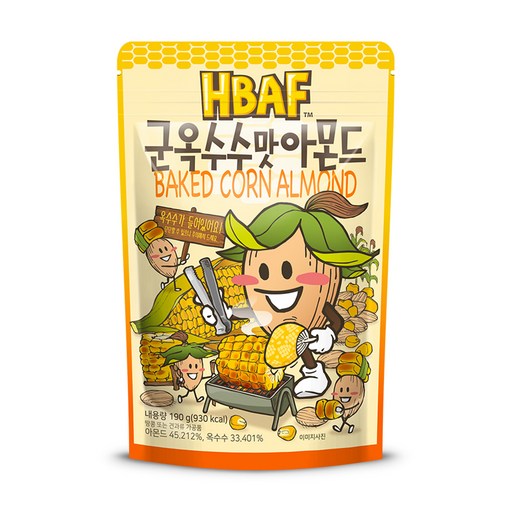 바프 군옥수수맛 아몬드