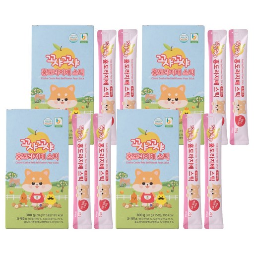꼬샤꼬샤 홍도라지배 스틱 15p