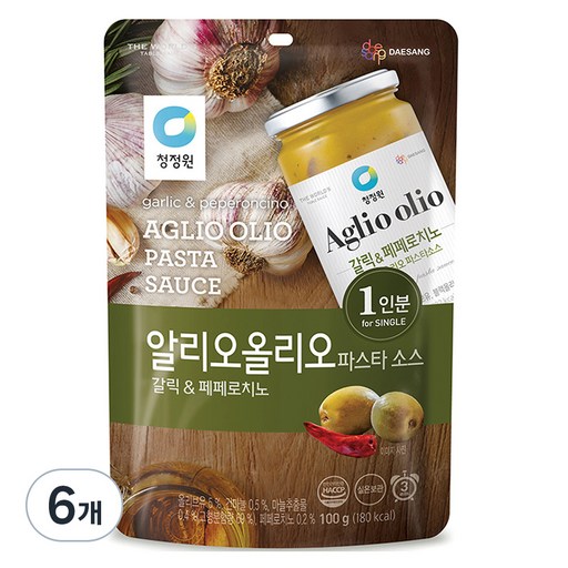 청정원 알리오올리오 파스타소스 갈릭 앤 페페로치노