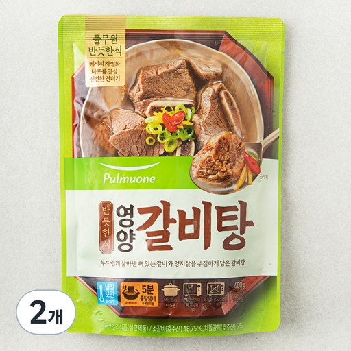 풀무원 반듯한식 영양갈비탕 냉장