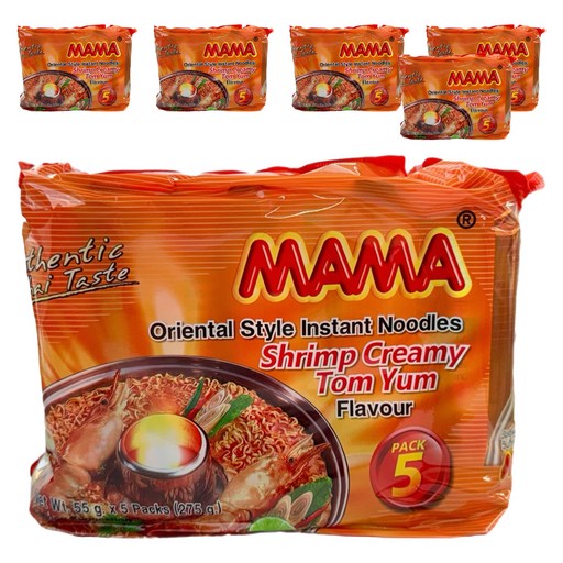마마 쉬림프 똠냠 크리미 라면 55g