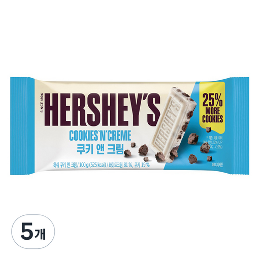 허쉬 쿠키 앤 크림 화이트 초콜릿