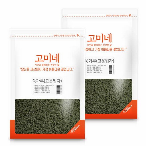 고미네 쑥가루 고운입자