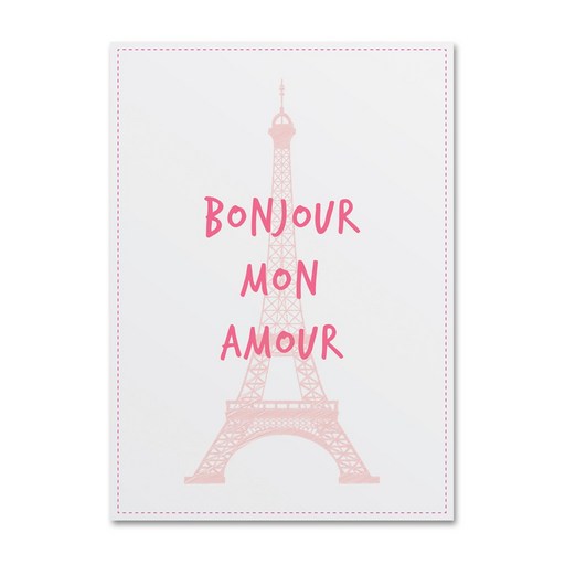 모노마니 패브릭포스터 BONJOUR MON AMOUR