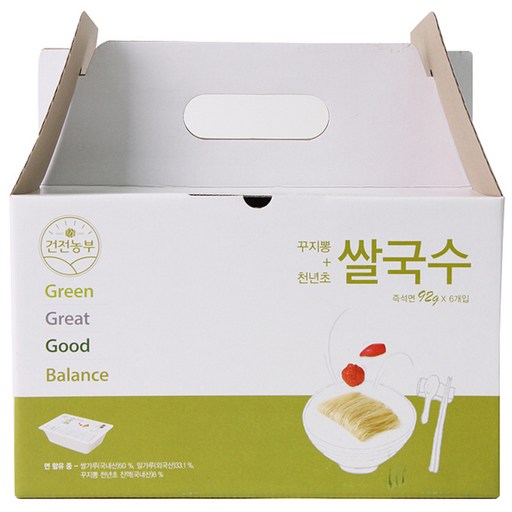 건전농부 꾸지뽕 천년초 쌀국수