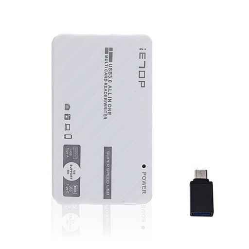 이탑 USB3.1 올인원 멀티카드리더기 + OTG C타입 젠더