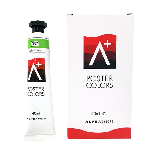 알파색채 포스터물감낱색 A+ 037 LightGreen