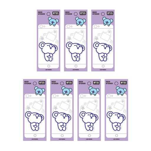 라인프렌즈 BT21 데코 스티커 모바일